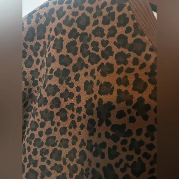 J Crew leopard print crewneck - Picture 4 of 5